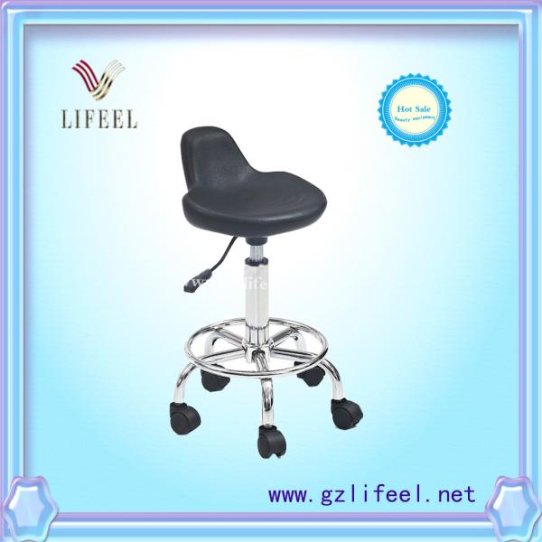 Buy cheap Beautiful fashionable salon furniture barber chair stool with backrest footrest from wholesalers