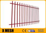 Green Powder Coated Security Metal Fencing Pale Thickness 3mm For Power Plant