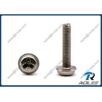 Buy cheap 304/316 Stainless Steel Round Washer Head Tri-Wing Tamper Resistant Screw product