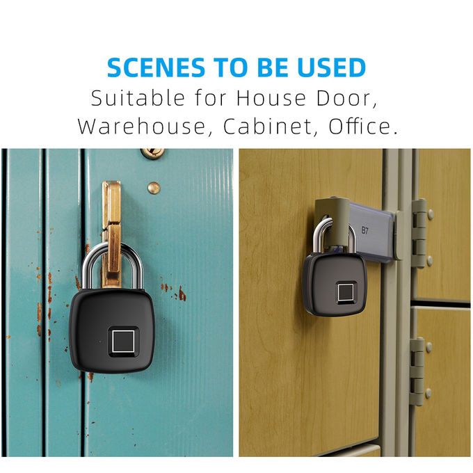 P30 TUYA APP Fingerprint Cabinet Locks Smart Digital Padlock