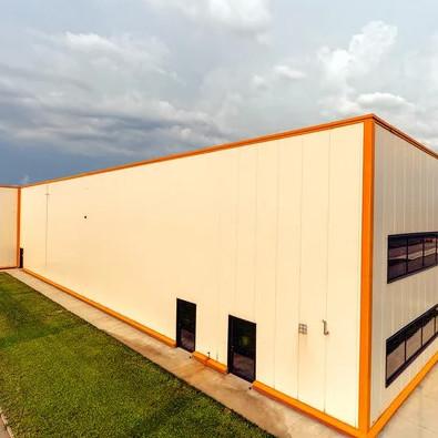 Buy cheap Portal Frame Steel Structure Warehouse , Prefabricated Metal Warehouse Buildings from wholesalers