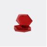 Buy cheap GC705 PETG Compact Solid Powder Case Red Color from wholesalers