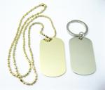 Fashionable Metal Dog Tags , Personalized Engraved Dog Tags For People