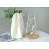 Buy cheap Korean Style PVC Tote Bag With White Cotton Bag Inside And Leather Drawstring from wholesalers