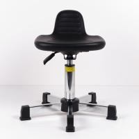 Buy cheap Production Line Ergonomic ESD Chairs Polyurethane Material , Anti Static Stool product