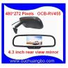 Buy cheap Ouchuangbo 4.3 inch high-definition digital car rear mirror monitor factory price from wholesalers