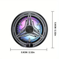 Buy cheap Black Mobile Phone Cooler For Gaming , Micro-USB Connector Phone Cooling Fan product