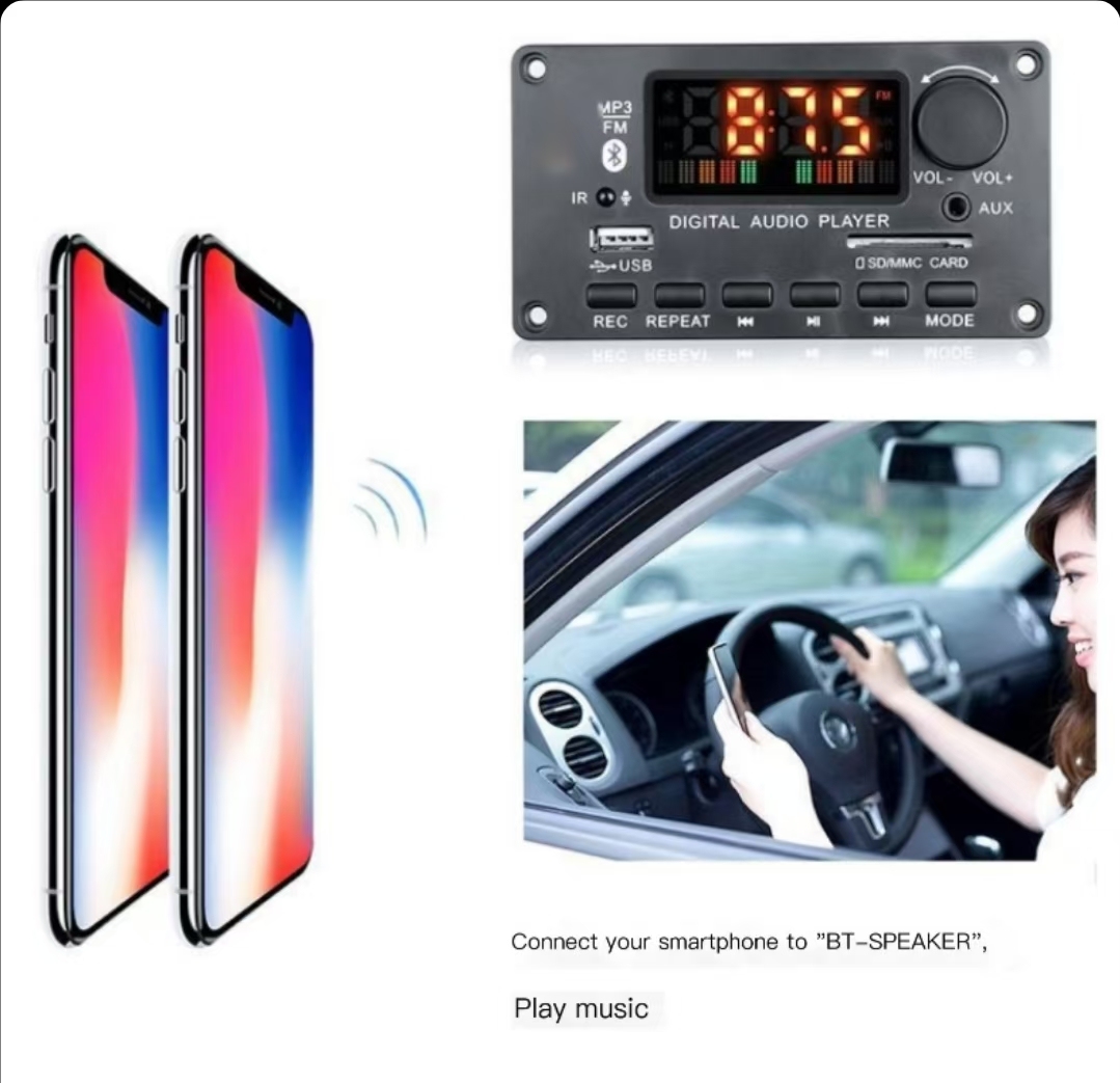 High Power BLUETOOTH Module Car Amplifier Motherboard for APE Audio Format Support