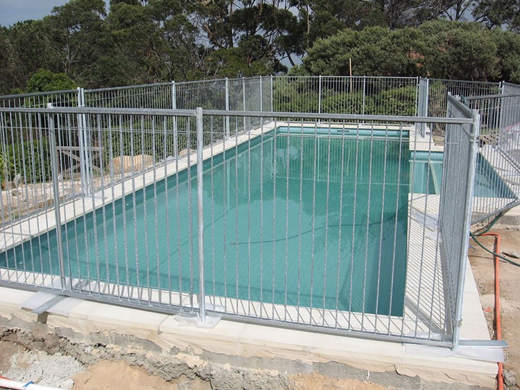 Rust Proof Temp Fence Panels Self Standing Fence Panels For Construction / Building Sites