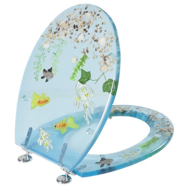Buy cheap decorative clear polyresin toilet seat,color toilet seat,toilet,cover,MDF,PVC,PP,WOOD from wholesalers