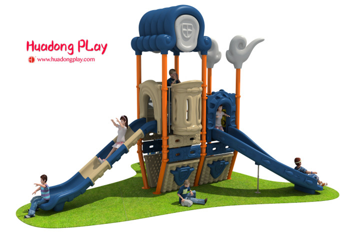 Handstand Dream Cloud Kids Outdoor Playset , Kids Playground Slide Customized Color