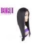Buy cheap Virgin Silk Straight Custom Lace Wigs Double Drawn Weft Any Colors Available from wholesalers