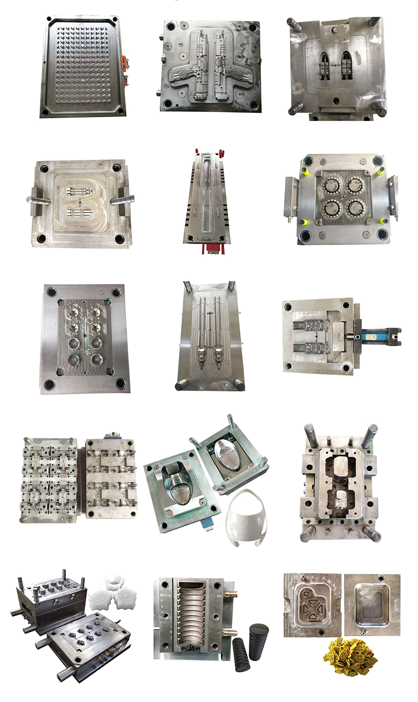 Custom Metal Mold Plastic Parts with Polished Aluminum Alloy Die Casting and Customized Colors