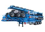 30 Ton Skeleton Semi Trailer 20Ft 40Ft Tipping Skel Trailer