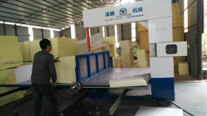 China Vertical Polyurethane Mattress Foam Cutting Machine Fast Wire Semi Automatic on sale
