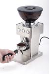 250W 220V Flat Burr Coffee Grinder Stainless Steel Housing Portable Coffee Bean