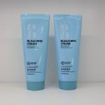 White Color Hair Bleaching Cream Mild Formula Quick Fading Lift Up To 9 Levels
