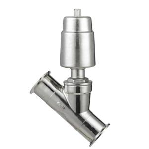 Buy cheap Clmap Connection Compressed Air Pneumatic Angle Seat Valve from wholesalers