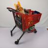 Buy cheap Supermarket Plastic Basket Trolley Lightweight With Plastic Partition OEM ODM from wholesalers