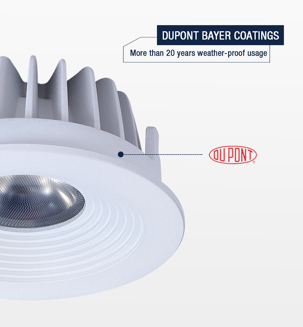 9W IP54 COB Spot Dimmable LED Downlights Trimless Anti Glare
