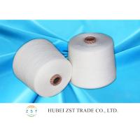 Buy cheap 30 / 1 High Tenacity Spun Polyester Knitting Yarn Raw White 100% Virgin product