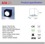 Inside contemporary 5W 7W 9W COB LED down light for home shopping mall