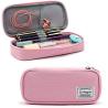 Buy cheap FUXINGYAO PENCIL CASE, MULTI- SLOT PENCIL POUCH, PORTABLE PENCIL BAG, PEN CASE FOR& OFFICE(BLACK) from wholesalers