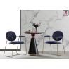 Buy cheap 201 Stainless Steel Soft Armrest Dining Chair , Hotel Furniture Chairs Brown Leather from wholesalers