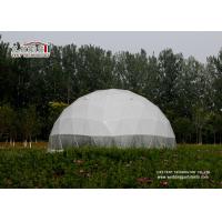 Buy cheap Dia 30m Transparent PVC Geodesic Dome Tents Steel Frame For Outdoor Exhibition product