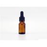 Buy cheap 10ml amber glass bottle dropper with screw cap and various colors and caps from wholesalers