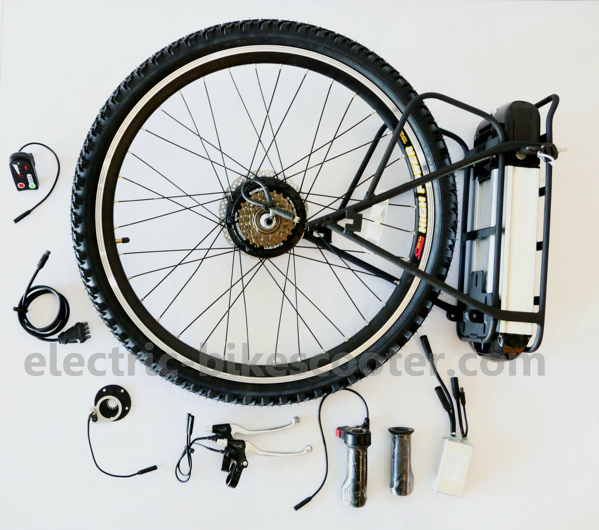 36V 250W Motorized Bike Conversion Kit 26" Wheel High Speed Electric Motor