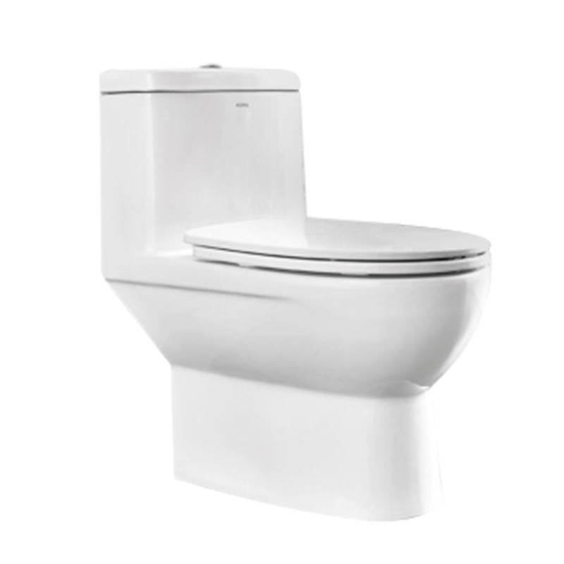 Ceramic Bathroom One Piece Toilets , Washdown Flushing 1 Piece Wc