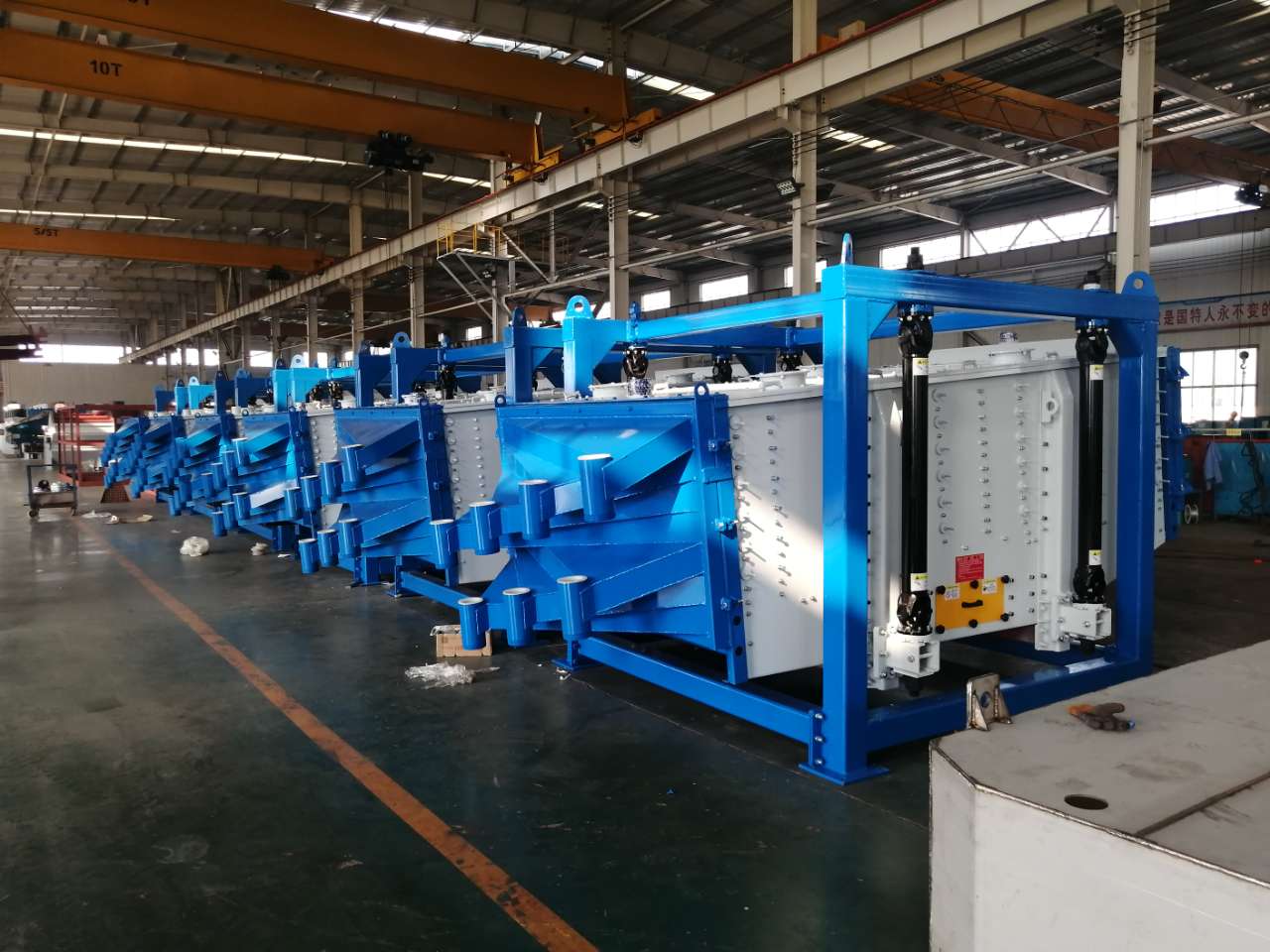 Energy Mining Linear Sand Size Grading Square Vibrating Sieve Screen with Consumption