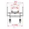 Buy cheap AGV Temporary Industrial Storage Trolley With 6" Silent Casters from wholesalers