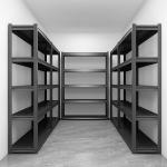 Straight Edge Boltless Metal Shelving Ideal Storage Solution For Space