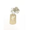 Buy cheap 50MM Size Custom Printed Dog Tags , Gold Plated Ball Chain Tags For Promotional from wholesalers