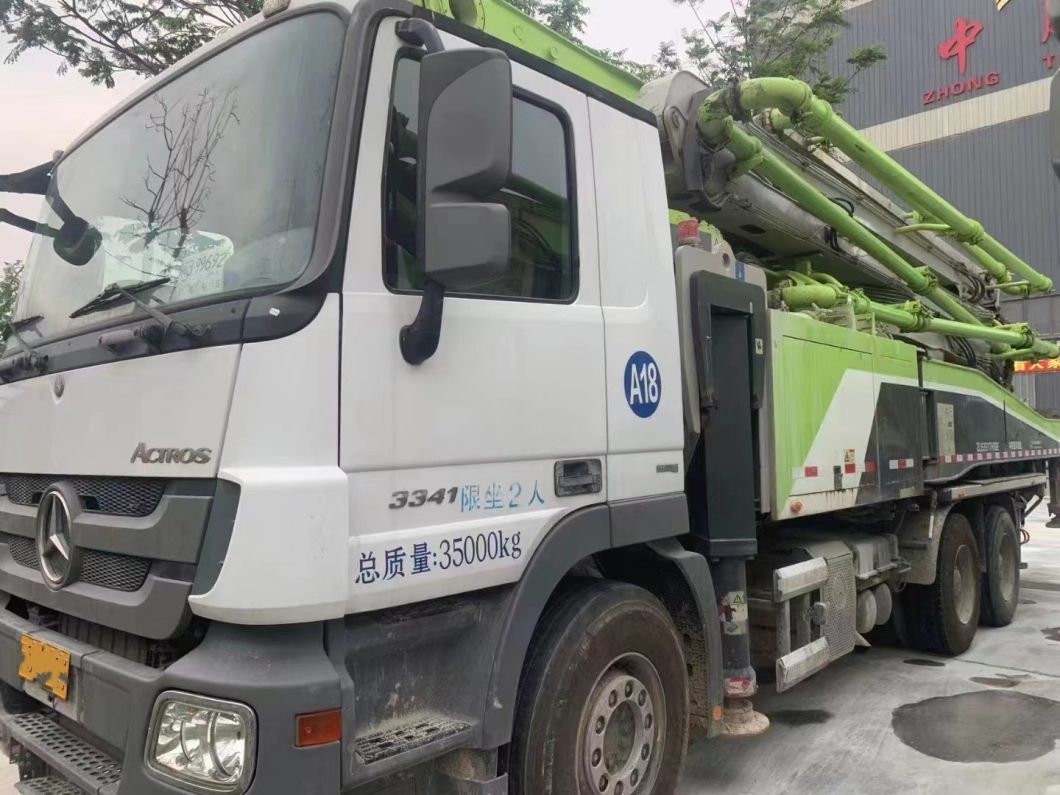 2020 Zoomlion 52m Used Concrete Pump Truck Truck Mounted Pump Machine Equipment