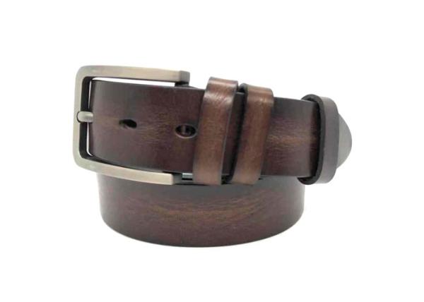 Buy cheap Vintage Mens Casual Brown Leather Belt Standard Size 1.5'' Width from wholesalers