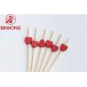 Buy cheap Colorful Heart Head 18cm Bamboo Food Picks For Fruit from wholesalers