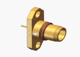 Buy cheap BMA Male Straight 2-hole Flange Brass RF Coaxial Connector for PCB Mount from wholesalers