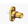 Buy cheap BMA Male Straight 2-hole Flange Brass RF Coaxial Connector for PCB Mount from wholesalers