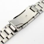CE Certificate Mesh Watch Bracelet , 20mm Butterfly Clasp Watch Strap