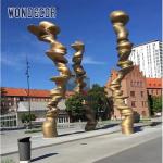 Striking Lifelike Bronze Statues Sculpture Eye Catching
