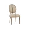 Buy cheap french style upholstered dining chairs oak chair linen fabric chair accent chair from wholesalers
