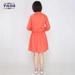 Women long sleeve cotton and linen summer casual slim 2018 fashion women dress i