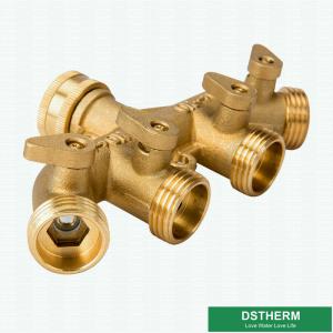 Buy cheap CW617N Garden Hose Pipe Fittings Shut Off Brass Valve Union from wholesalers