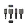 Buy cheap Retractable Cable 4 In 1 USB Car Charger 120W Fast Car Phone Charger from wholesalers