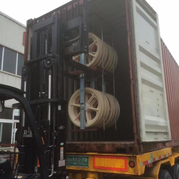 Buy cheap Overhead Transmission Line Stringing Blocks With Nylon Steel Sheaves from wholesalers