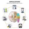 Buy cheap PLA Silk Rainbow Filament Toughness Enhanced 3D Print Rainbow Filament from wholesalers