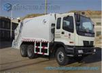 Foton 3 Axles Compactor Garbage Trucks 6x4 Drive 16 m3 - 18m3 Capacity